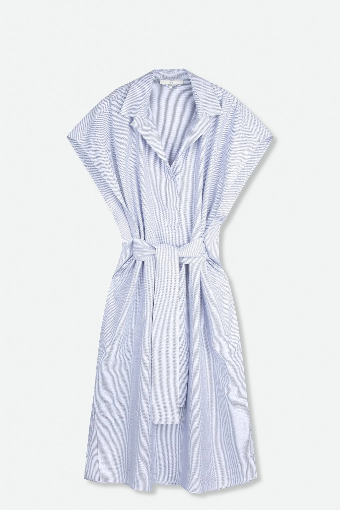 CAP SLEEVE JAMIE DRESS IN COTTON POPLIN