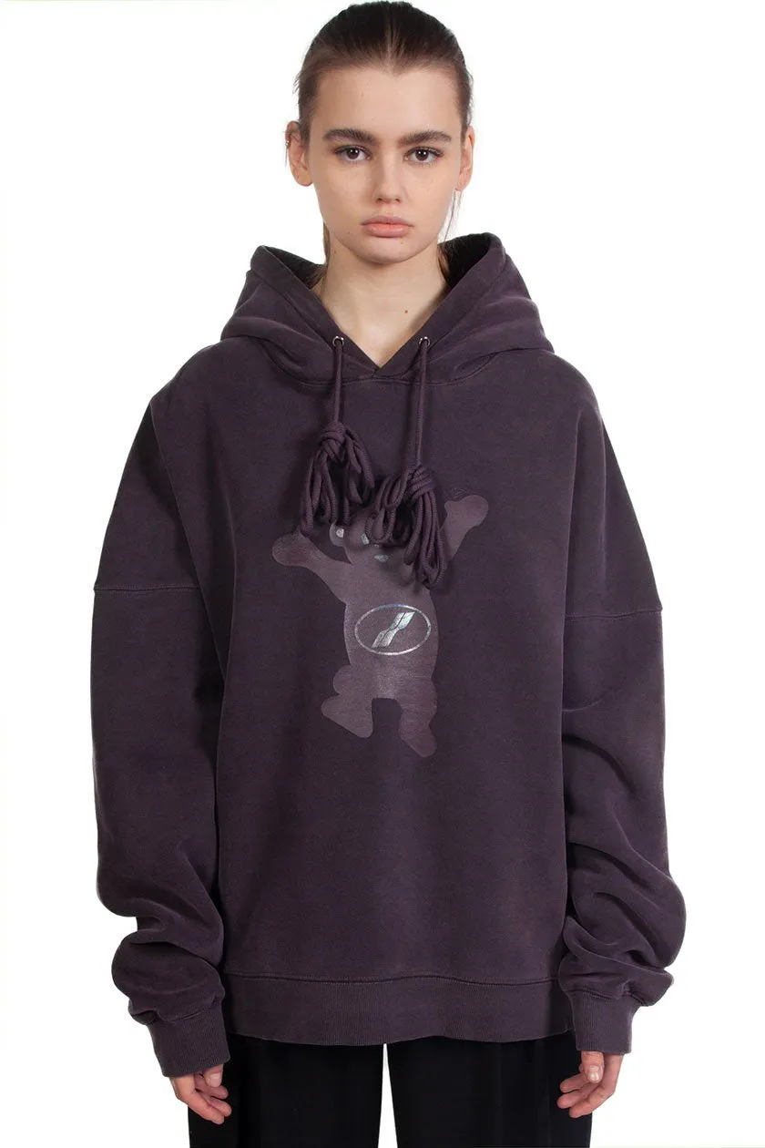 Charcoal Teddy Hoodie