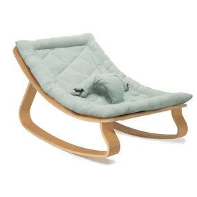 Charlie Crane Levo Baby Rocker in Beech with Farrow Cushion