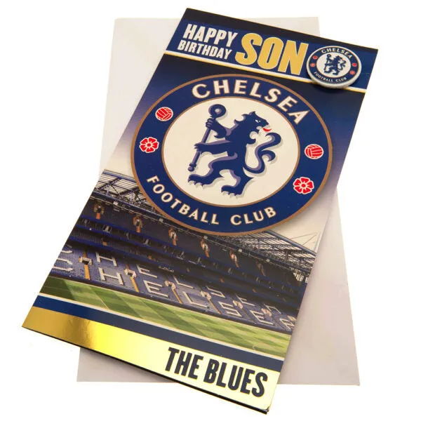 Chelsea FC Birthday Card - Son