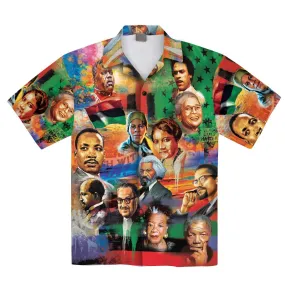 Civil Rights Moments Linen Hawaiian Shirt