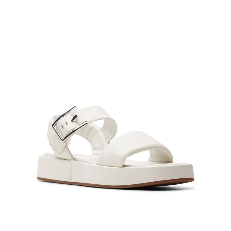 Clarks Alda Strap Off White Leather