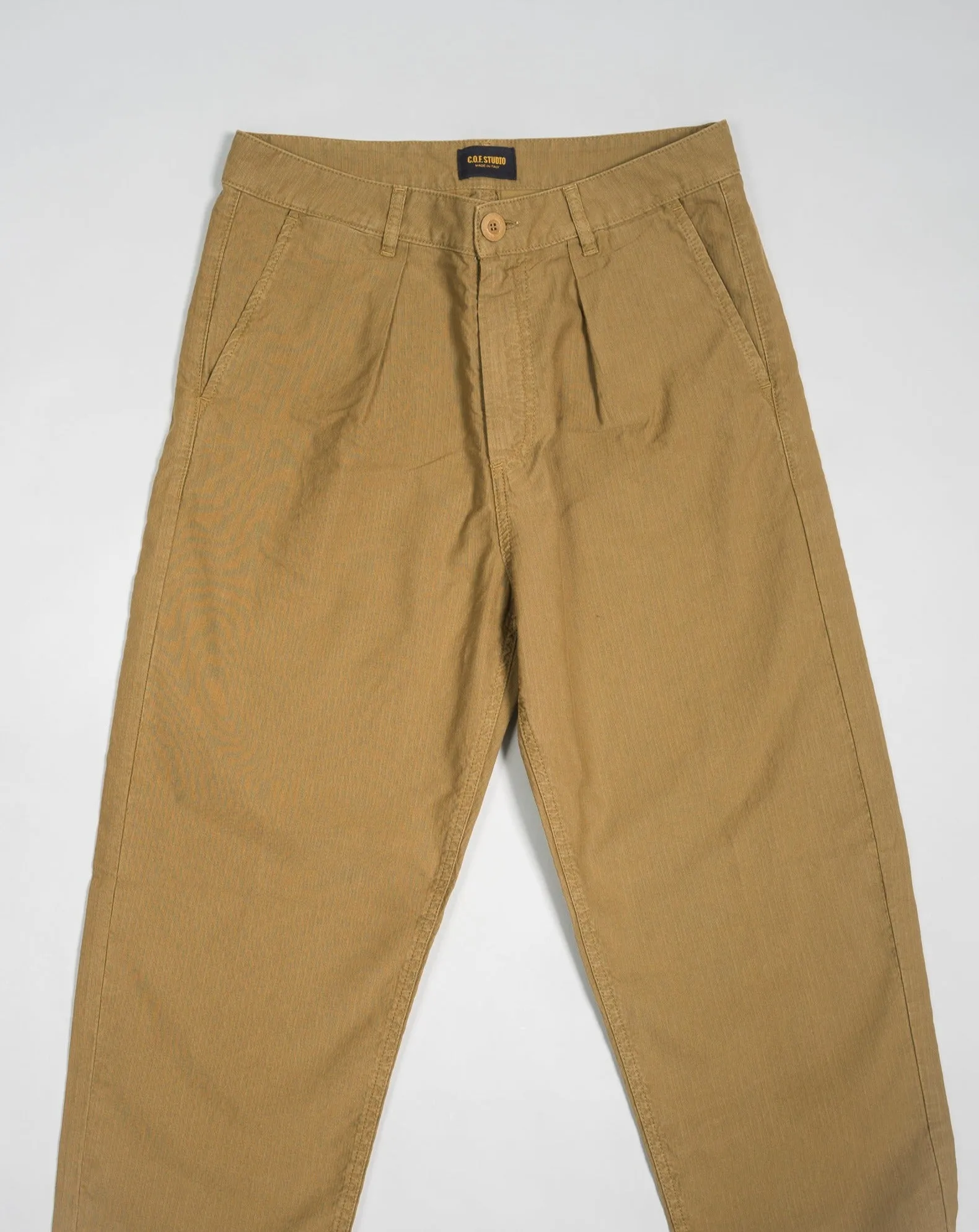 C.O.F. Studio Cotton & Linen Fairway Pants / Mustard