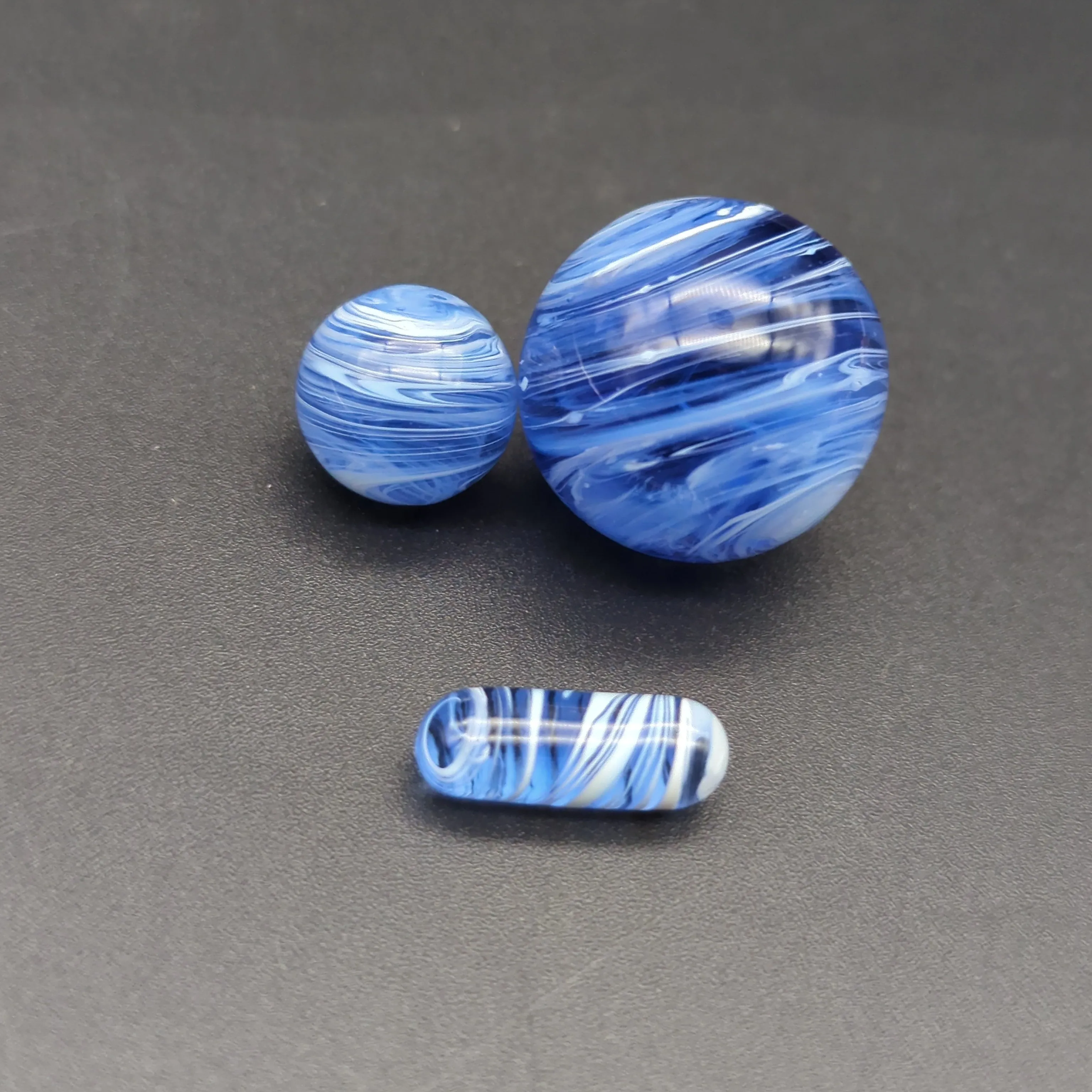 Color Swirl Marble   Pill Set for Terp Slurpers