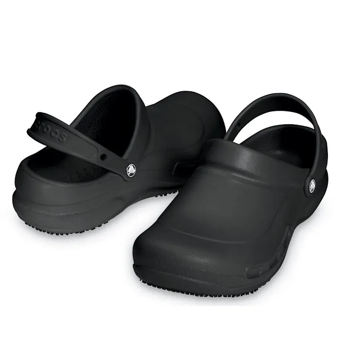 Crocs Bistro Chefs Clog with Anti Slip Sole Black Unisex