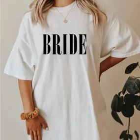 CUSTOMIZABLE BRIDAL PARTY SHIRT