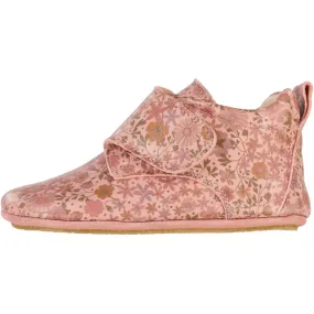 Dakota Print Indoor Shoe - rose sand flowers