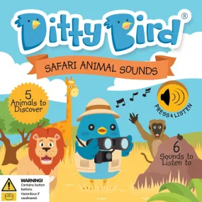 Ditty Bird Sound Board Book - Safari Animals