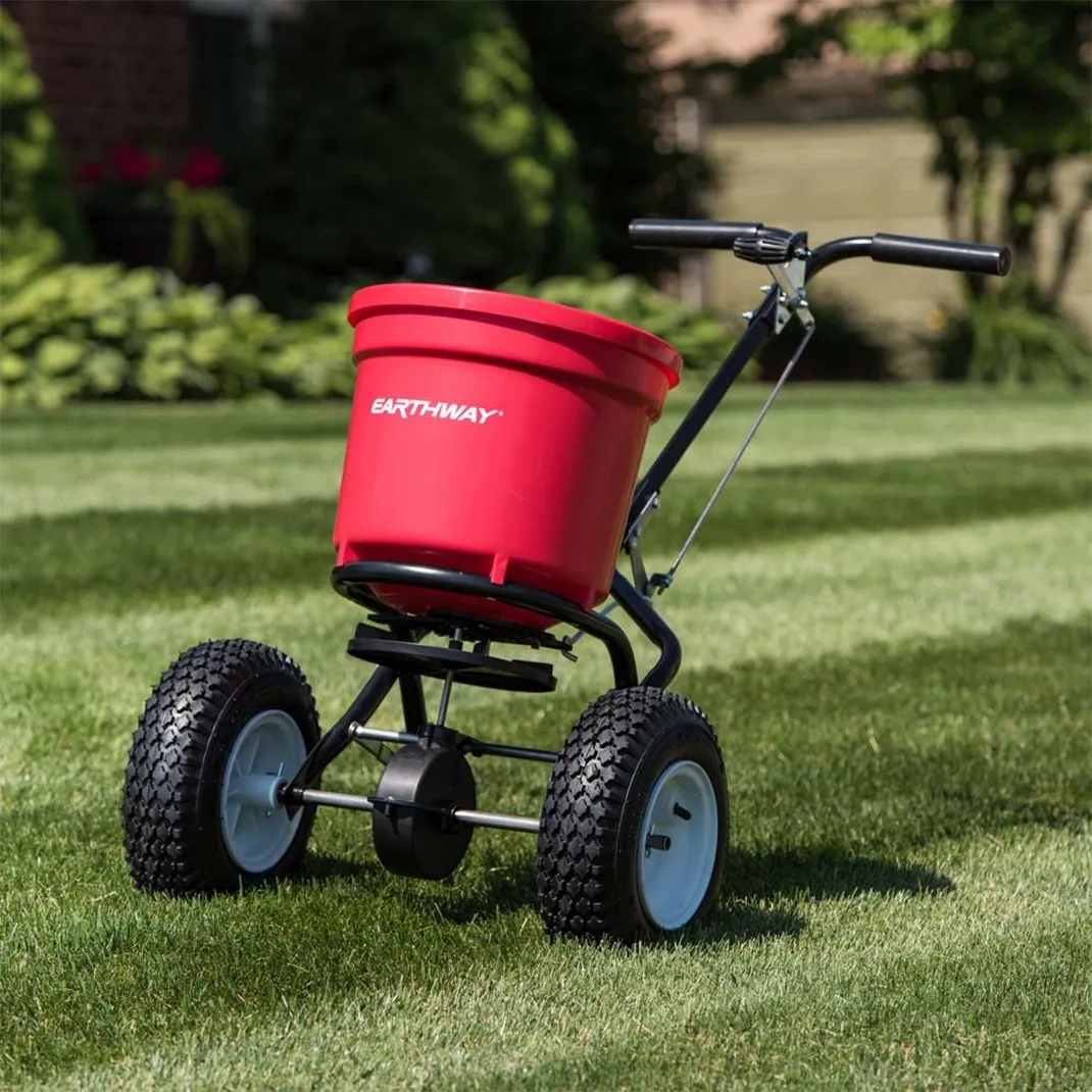 Earthway commercial broadcast fertiliser & seed spreader 23kg