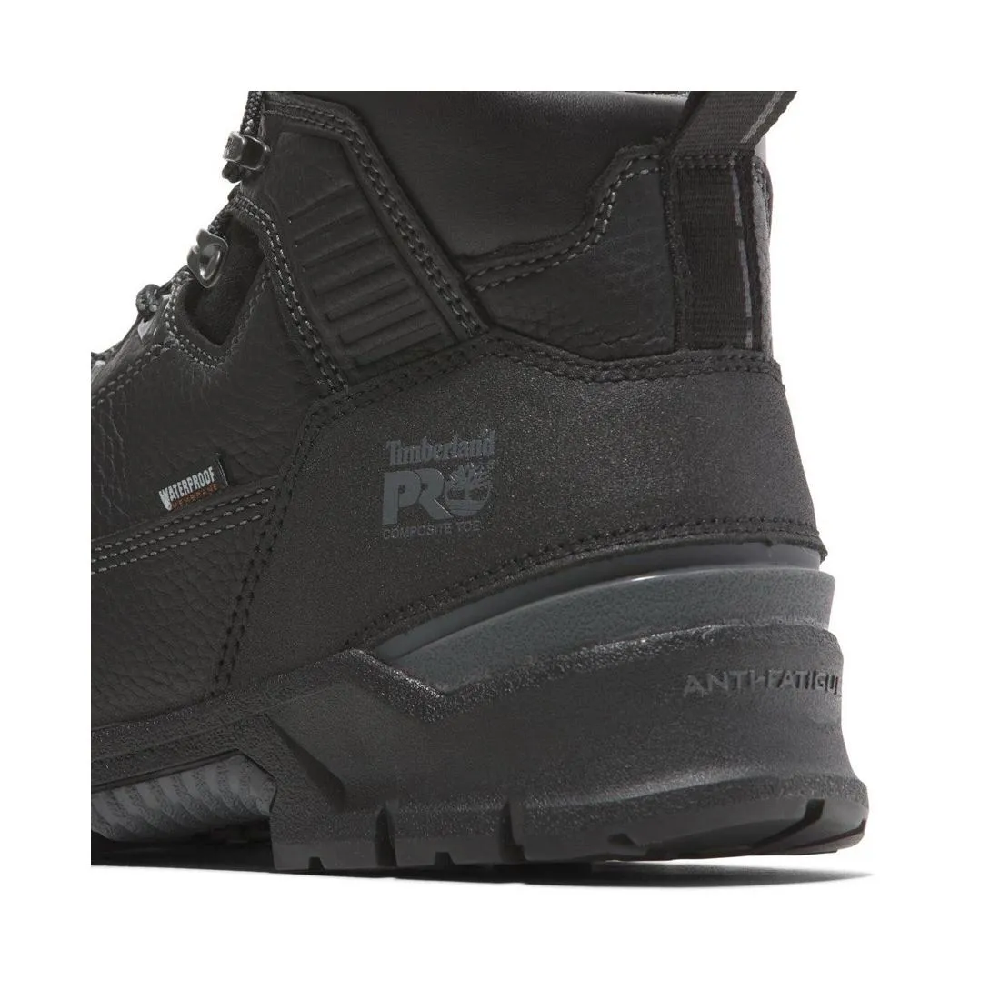 Endurance Ev 6 Inch Composite-Toe Waterproof Work Boot Black