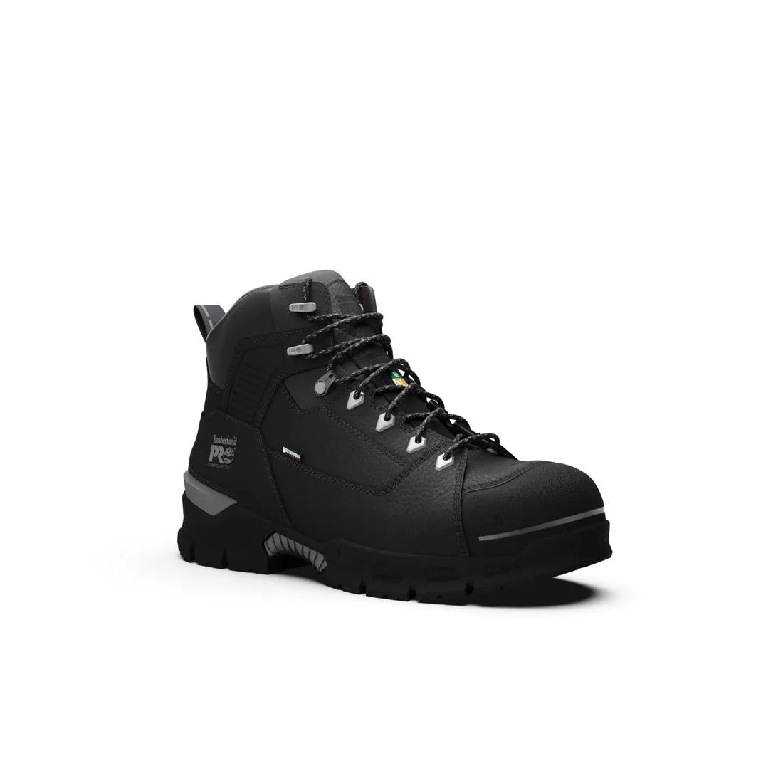 Endurance Ev 6 Inch Composite-Toe Waterproof Work Boot Black