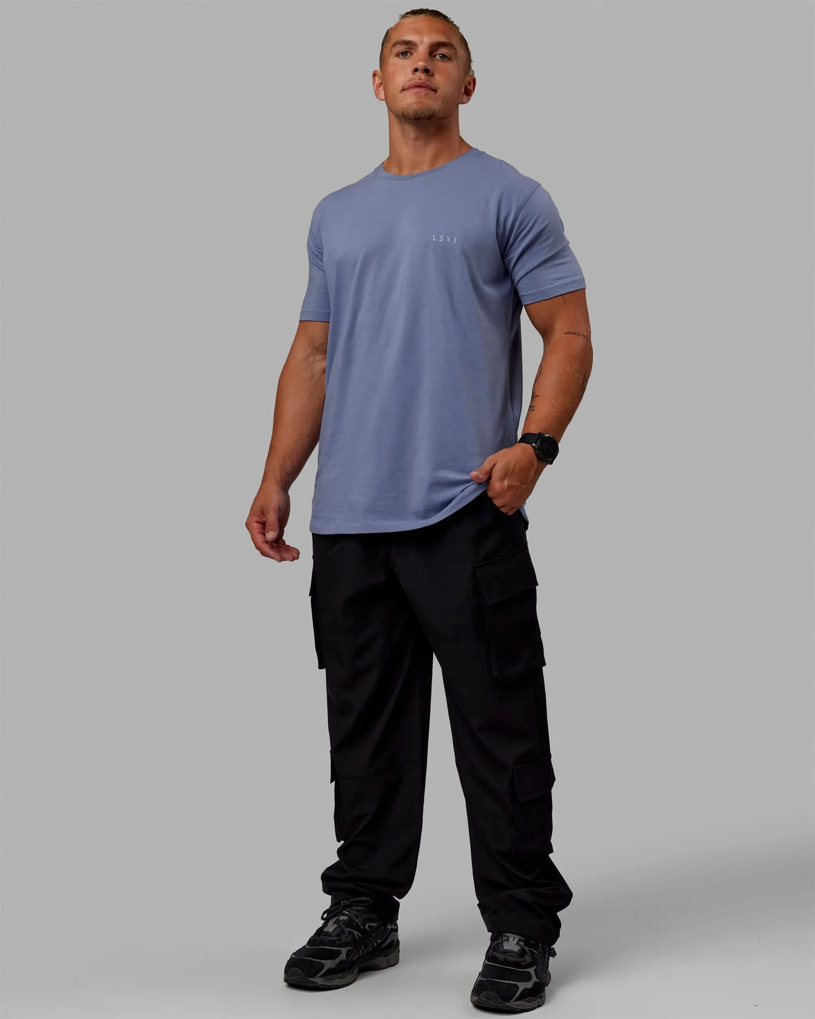 Energy Stretch Relaxed Fit Cargo Pants - Black