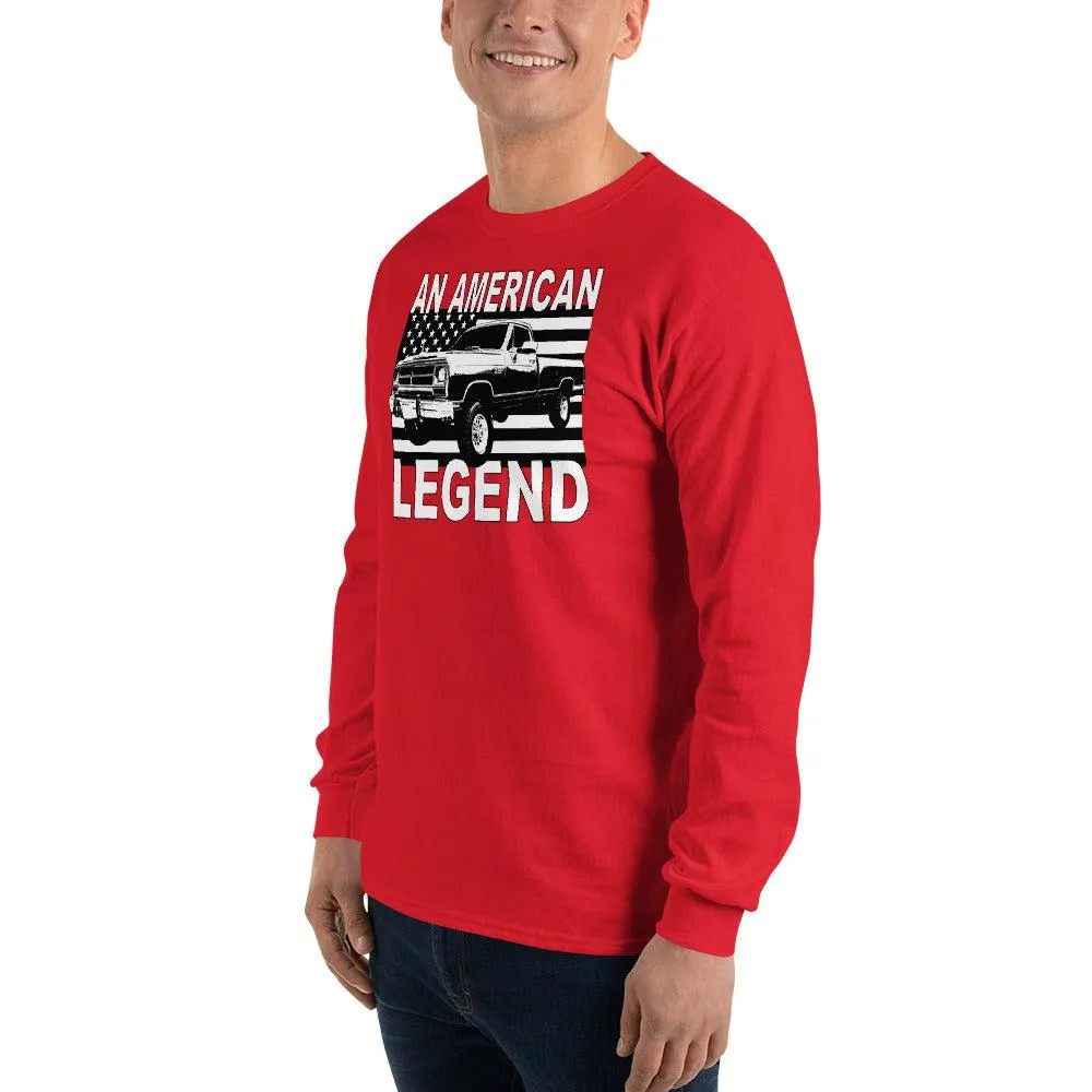 First Gen Truck American Flag Long Sleeve Shirt