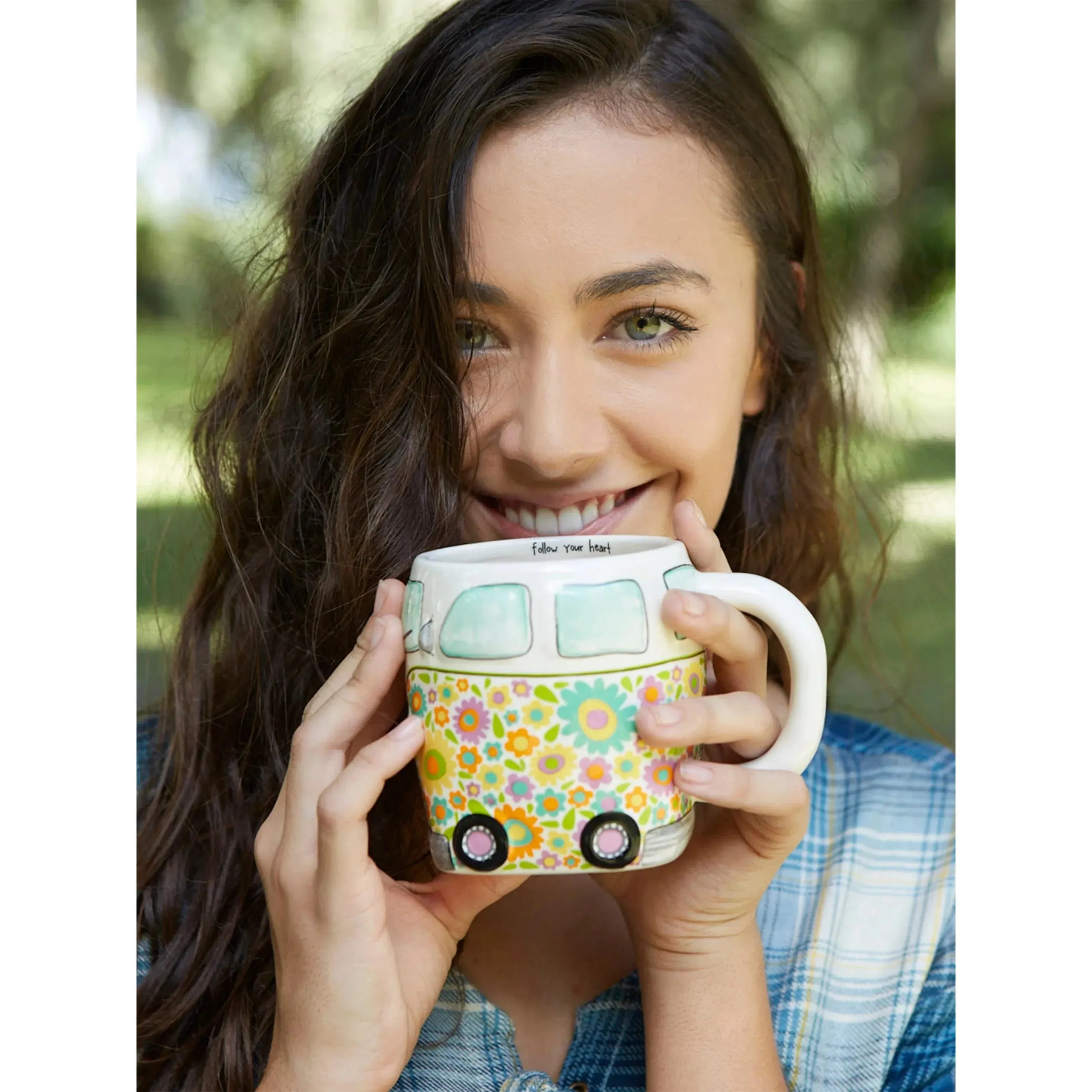 Folk Critter Van {Natural Life} Camp Mug