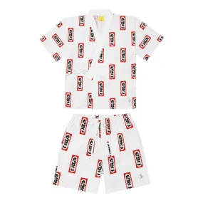 #FR2 TOBACCO JINBEI SET-WHITE