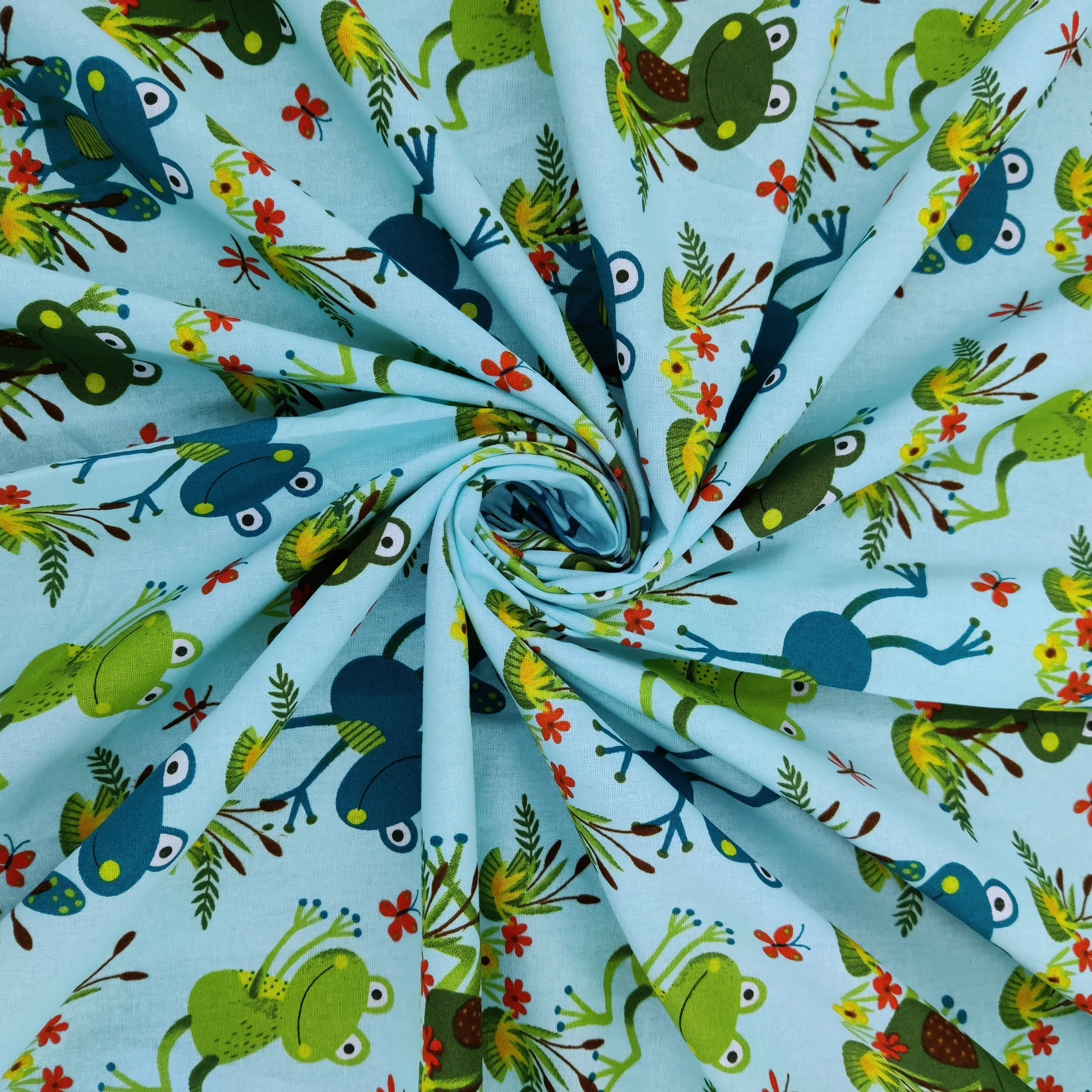 FS741_1 Frogs Blue