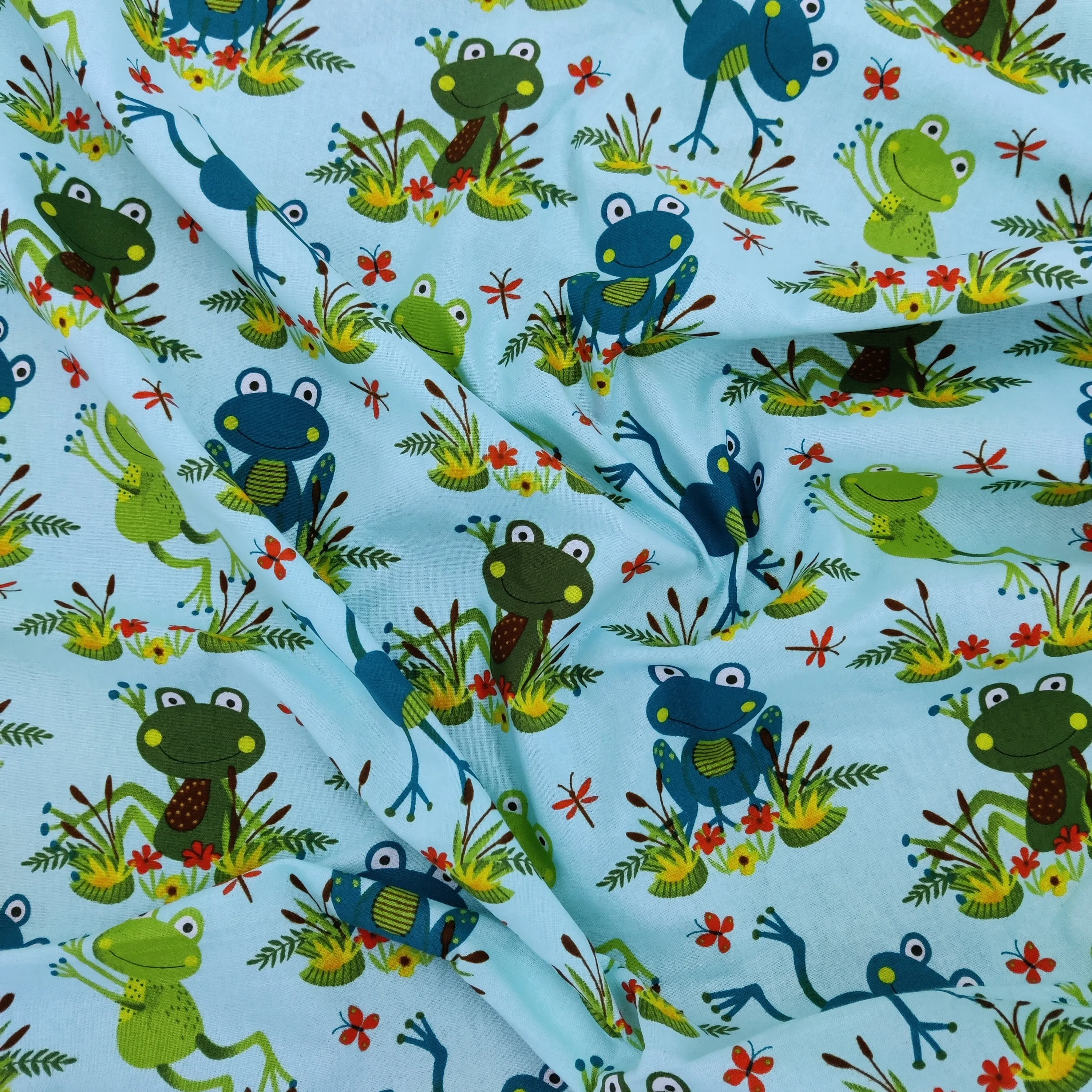 FS741_1 Frogs Blue