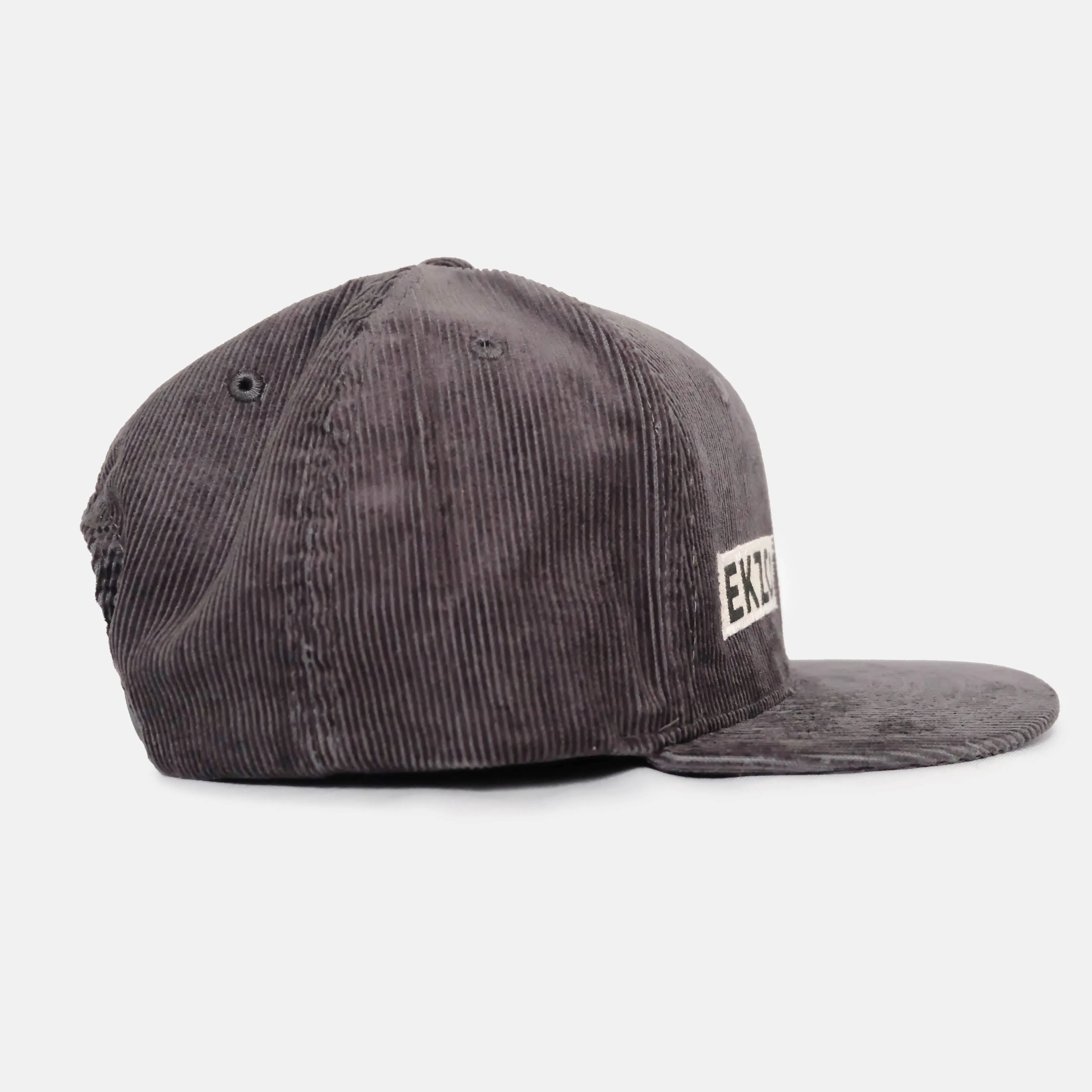 Full Corduroy Hat - Charcoal