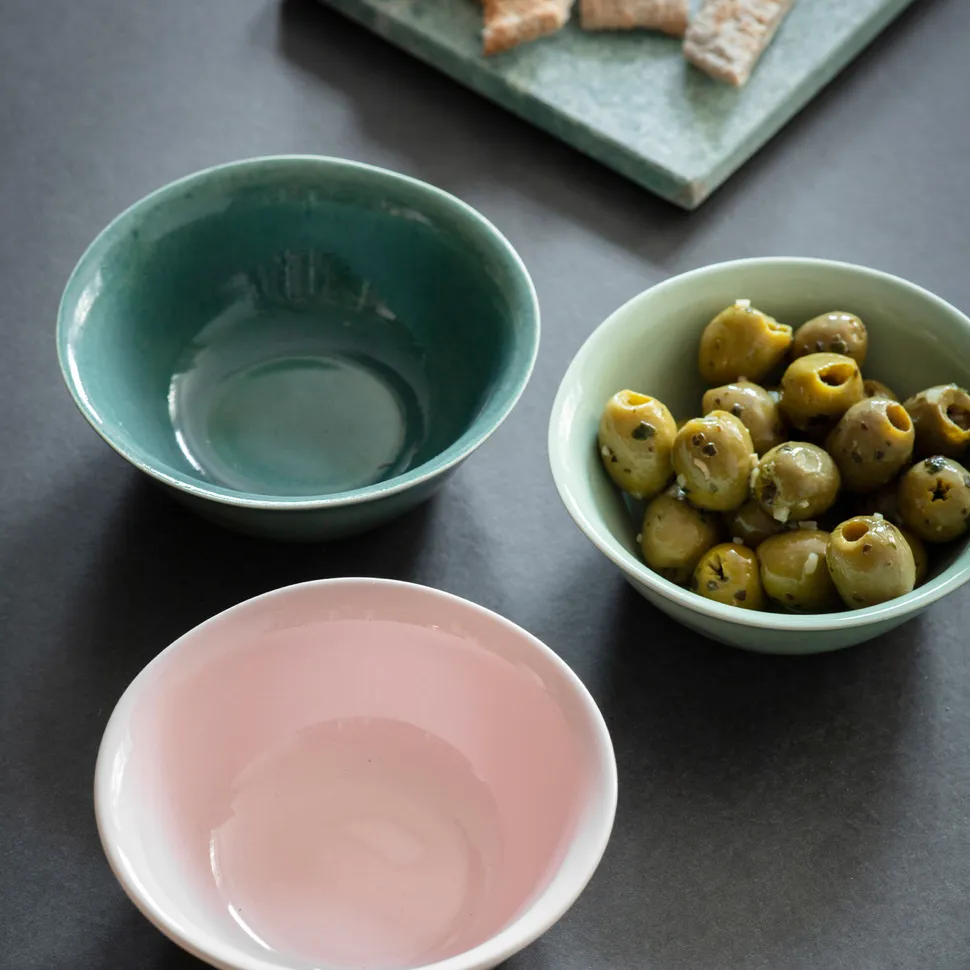 Garden Trading Winderton Nibble Bowls - Set of 3 Pink Gin