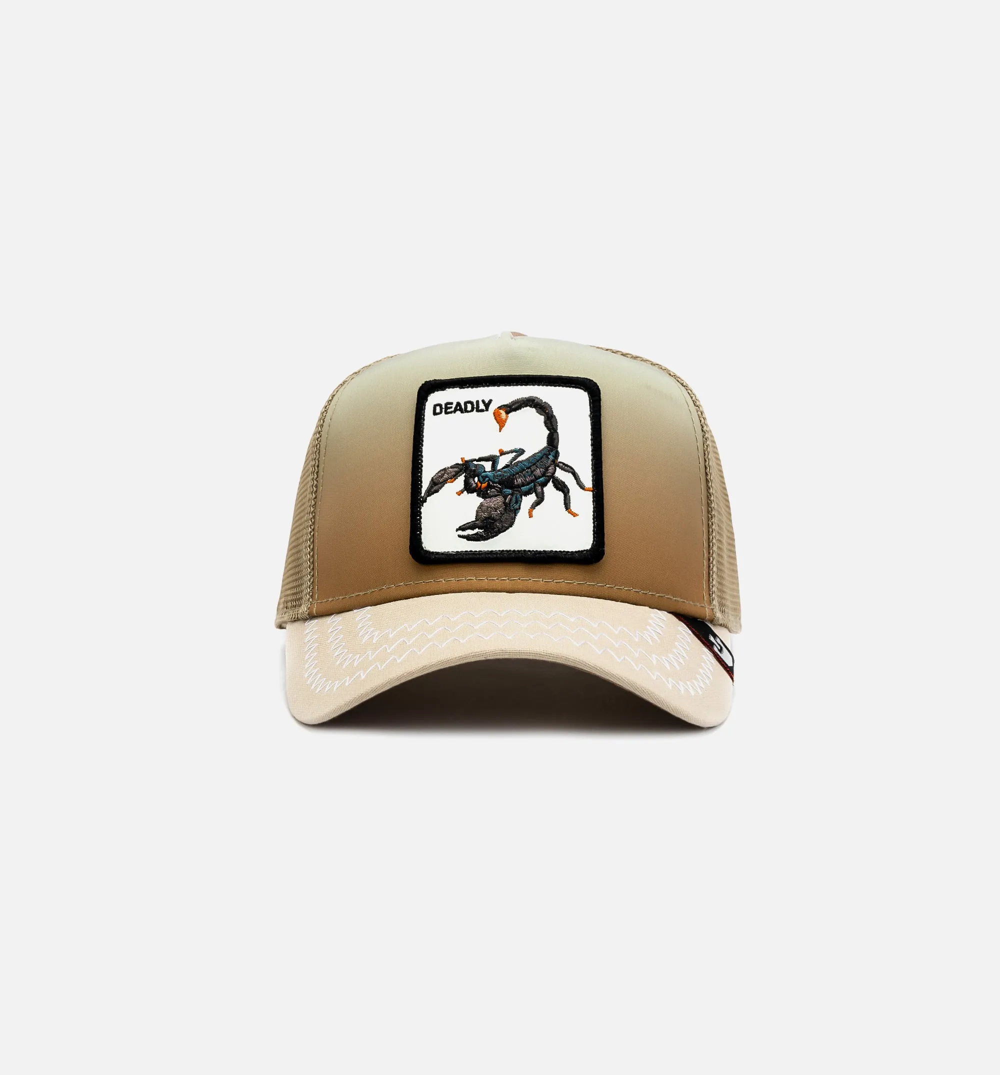 Get Over Here Trucker Mens Hat - Beige