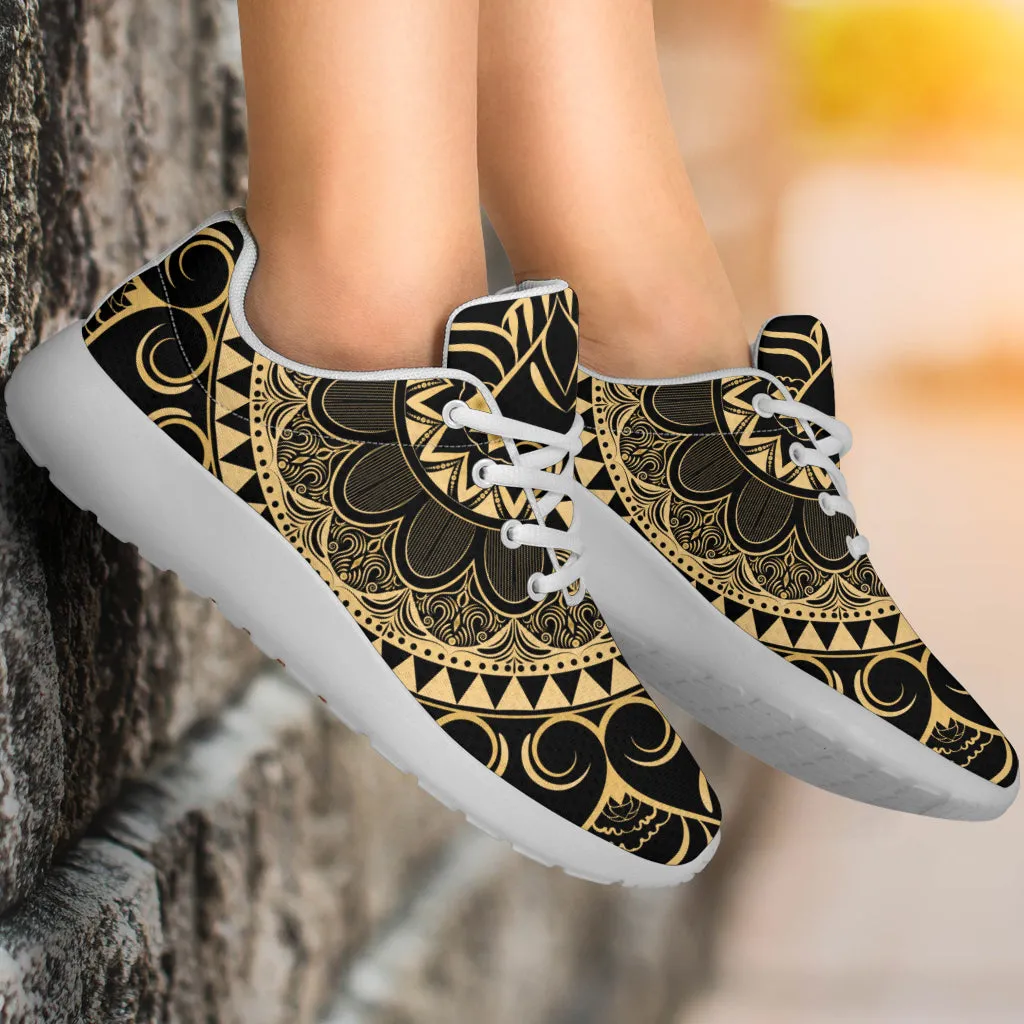 Golden Mandala - Sport Sneakers