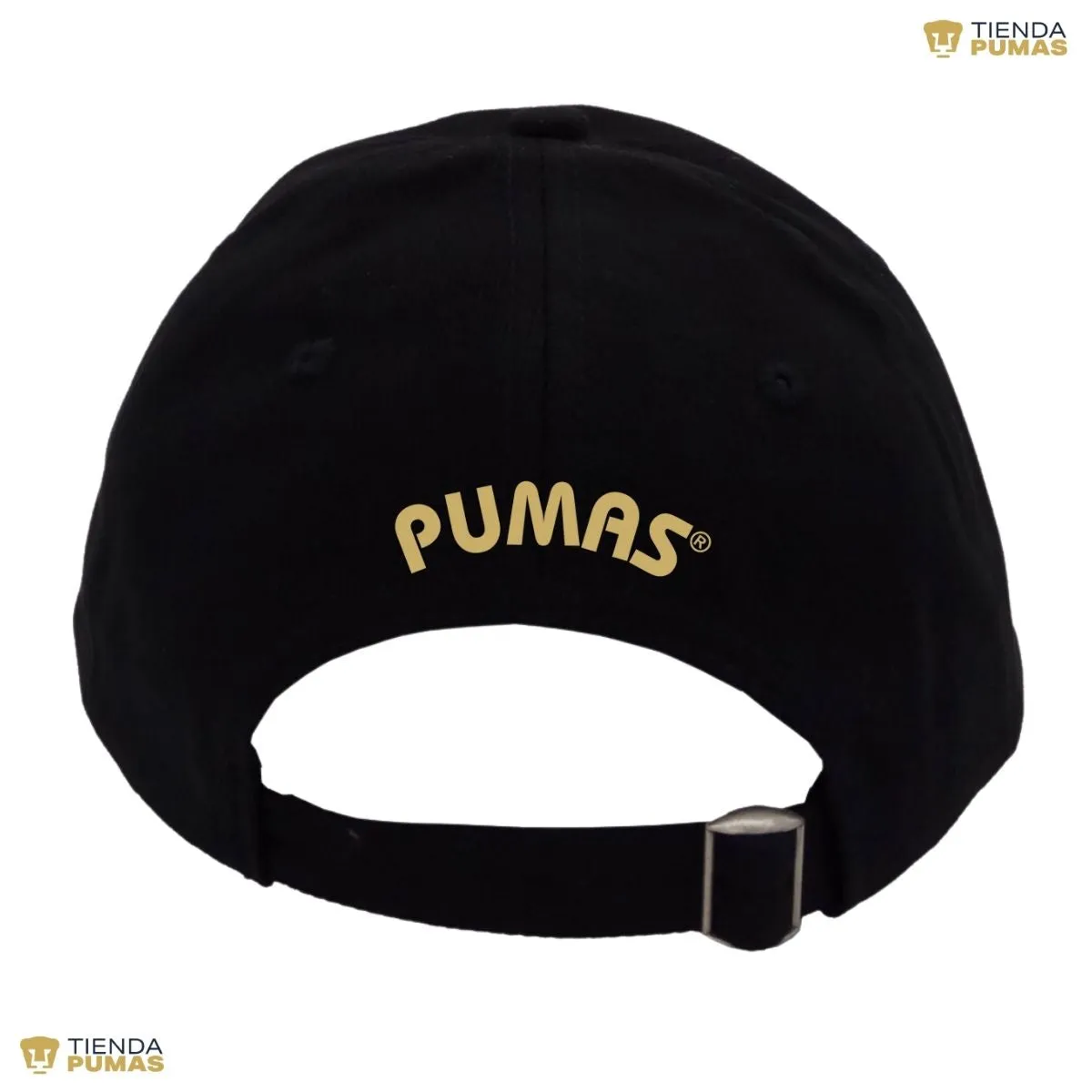 Gorra Pumas UNAM Hombre Mujer Ajustable Emblema Dorado 5 Vinil