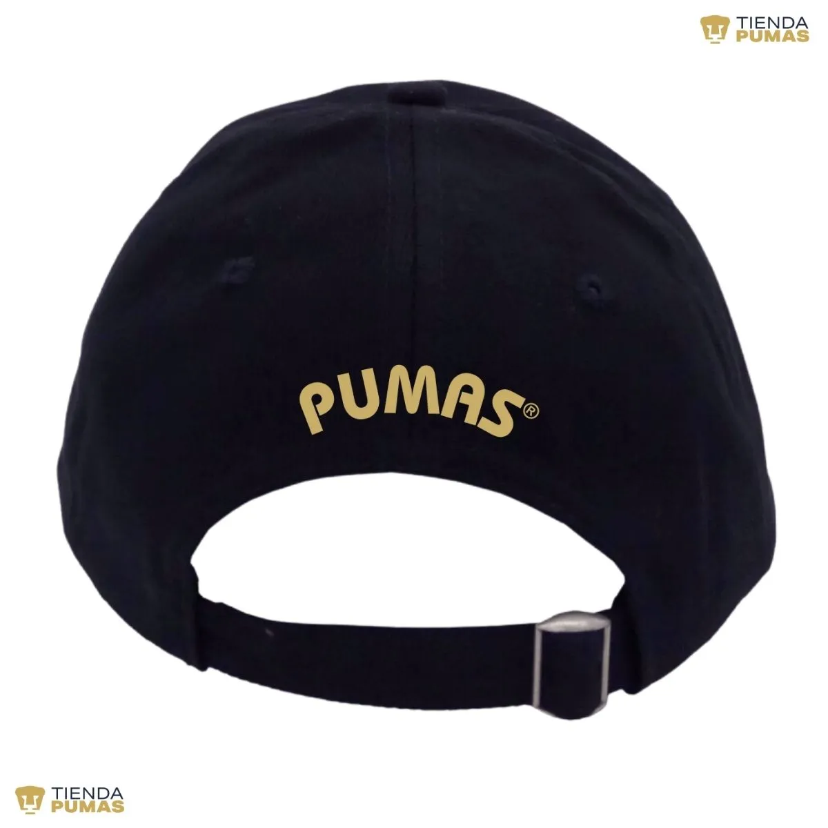 Gorra Pumas UNAM Hombre Mujer Ajustable Emblema Dorado 5 Vinil