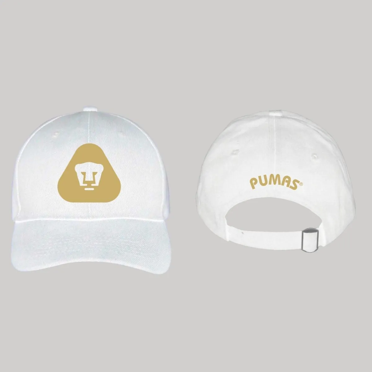 Gorra Pumas UNAM Hombre Mujer Ajustable Emblema Dorado 5 Vinil