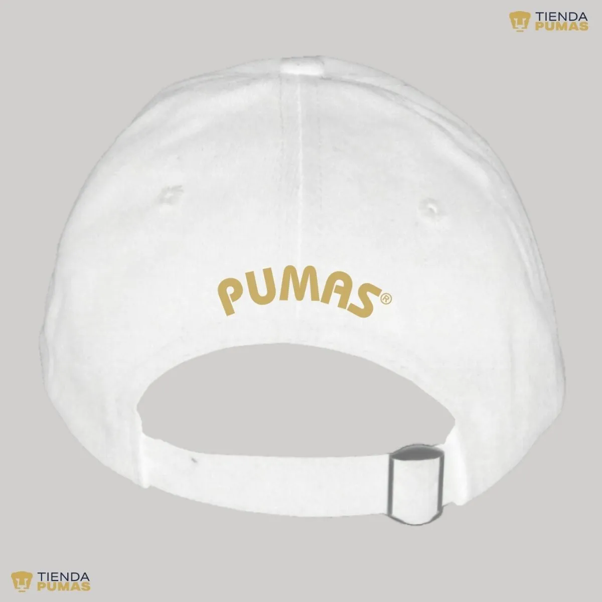 Gorra Pumas UNAM Hombre Mujer Ajustable Emblema Dorado 5 Vinil