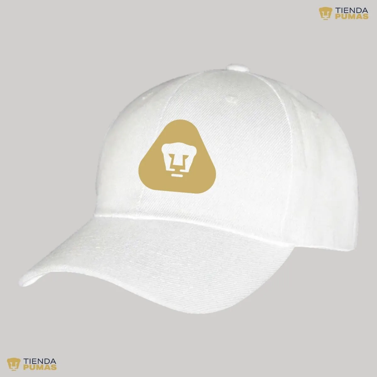 Gorra Pumas UNAM Hombre Mujer Ajustable Emblema Dorado 5 Vinil