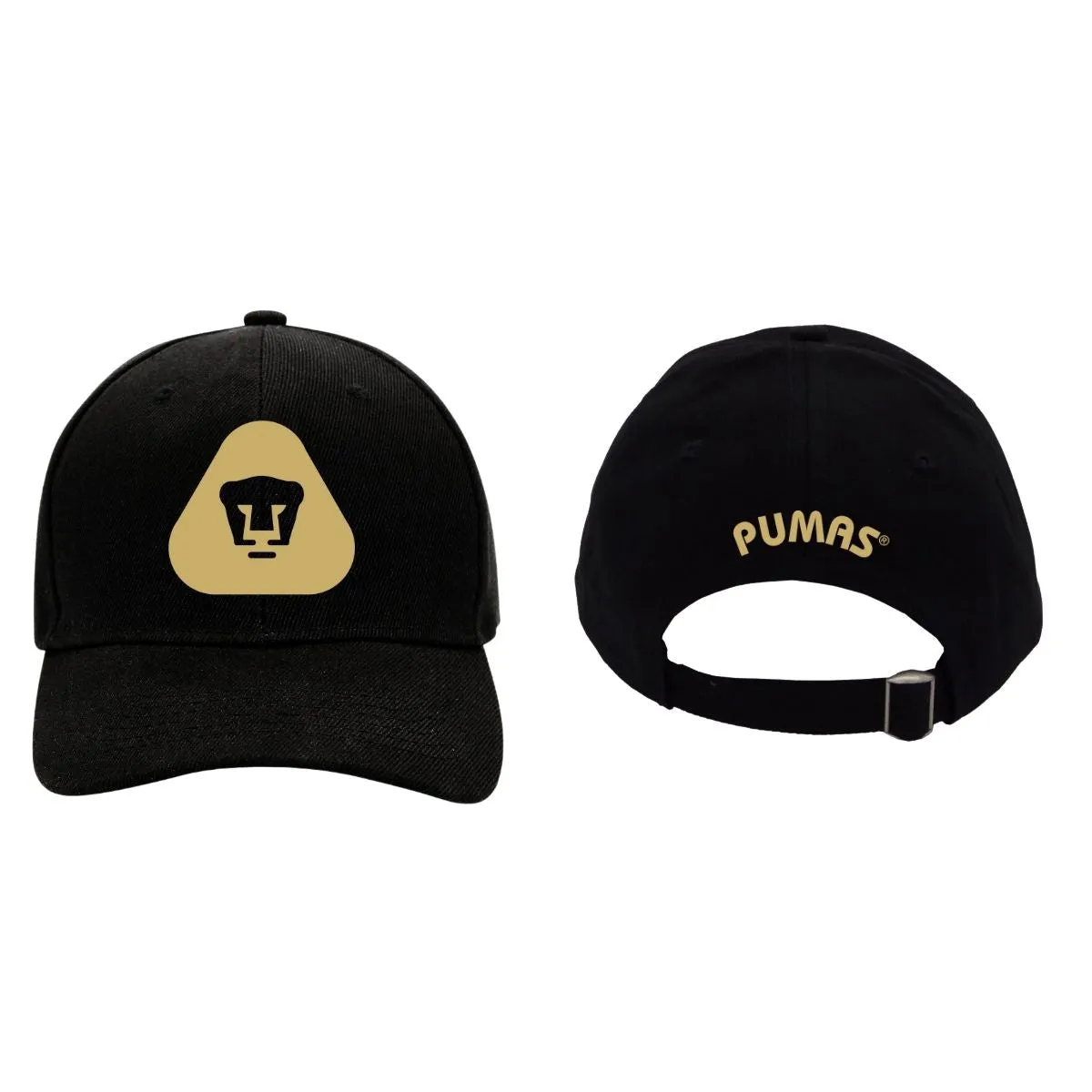 Gorra Pumas UNAM Hombre Mujer Ajustable Emblema Dorado 5 Vinil