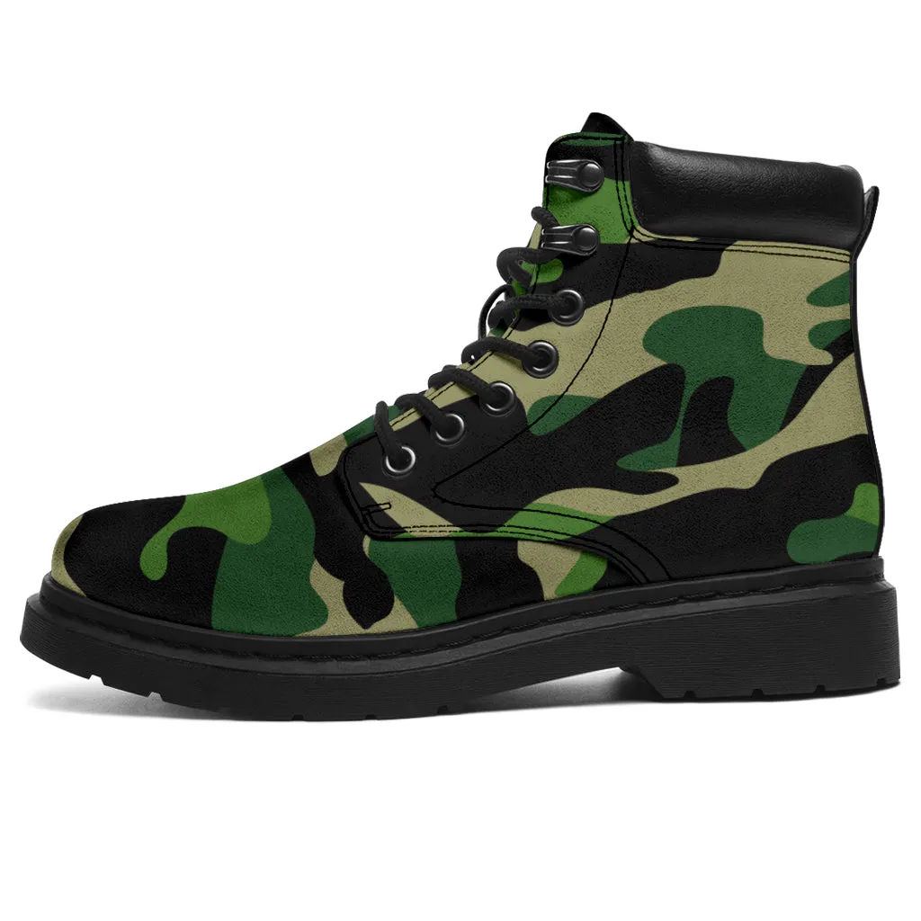 Green Camo - All Season Boots