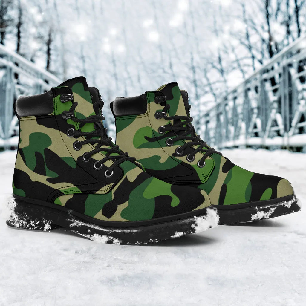 Green Camo - All Season Boots