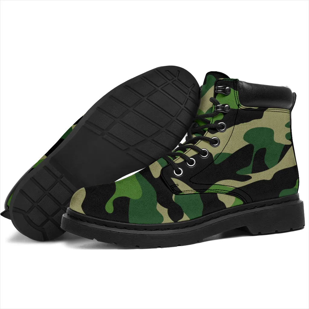 Green Camo - All Season Boots