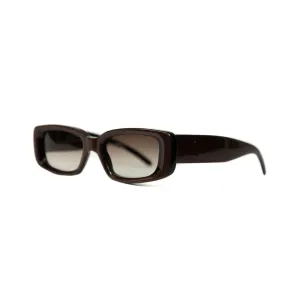 Gucci Brown Rectangular Oval Vintage Sunglasses