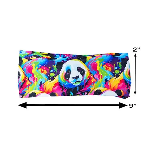 Headband - Panda Paint