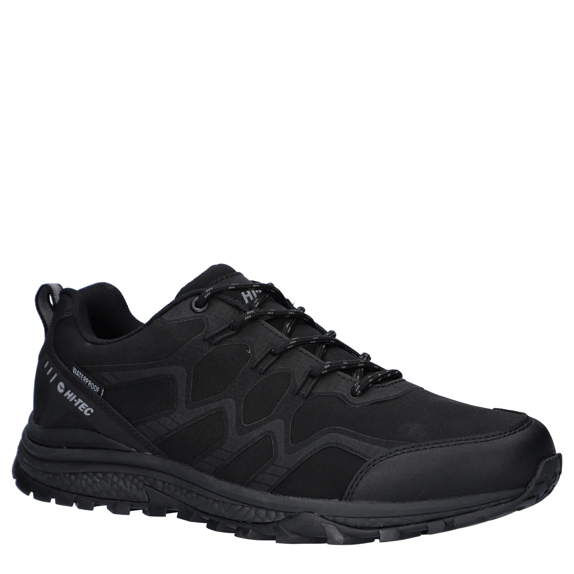 Hi Tec Mens Stinger Waterproof Shoe -BLACK/BLACK