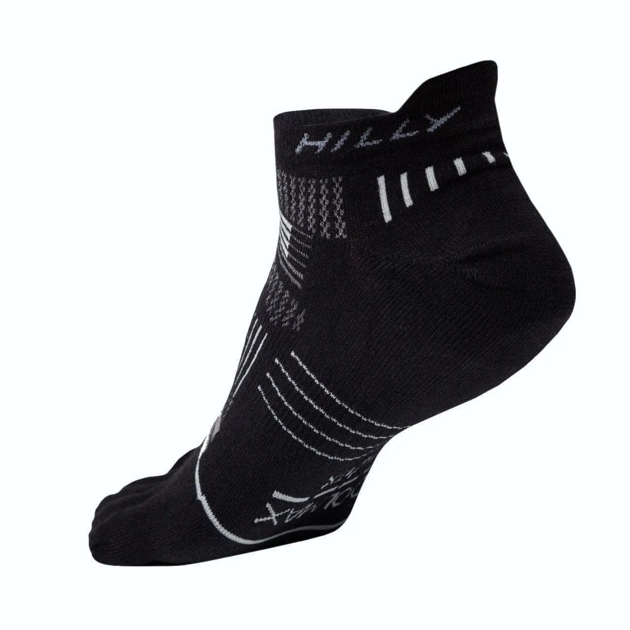 Hilly Toes Socklet Min -  Black/Grey/Light Grey