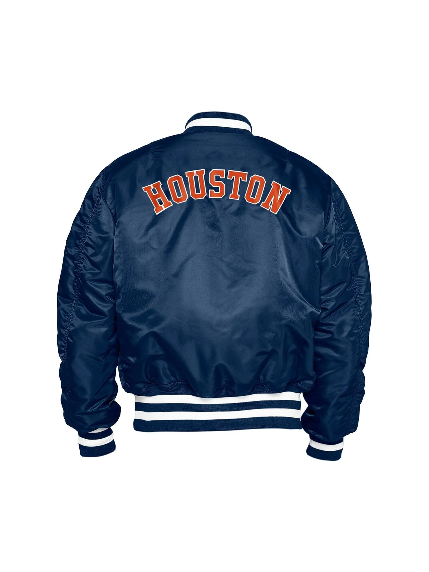 HOUSTON ASTROS X ALPHA X NEW ERA MA-1 BOMBER JACKET