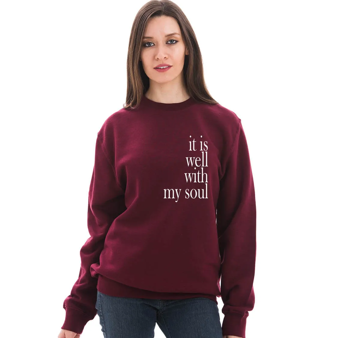 It Is Well With My Soul Unisex Crewneck Sweatshirt