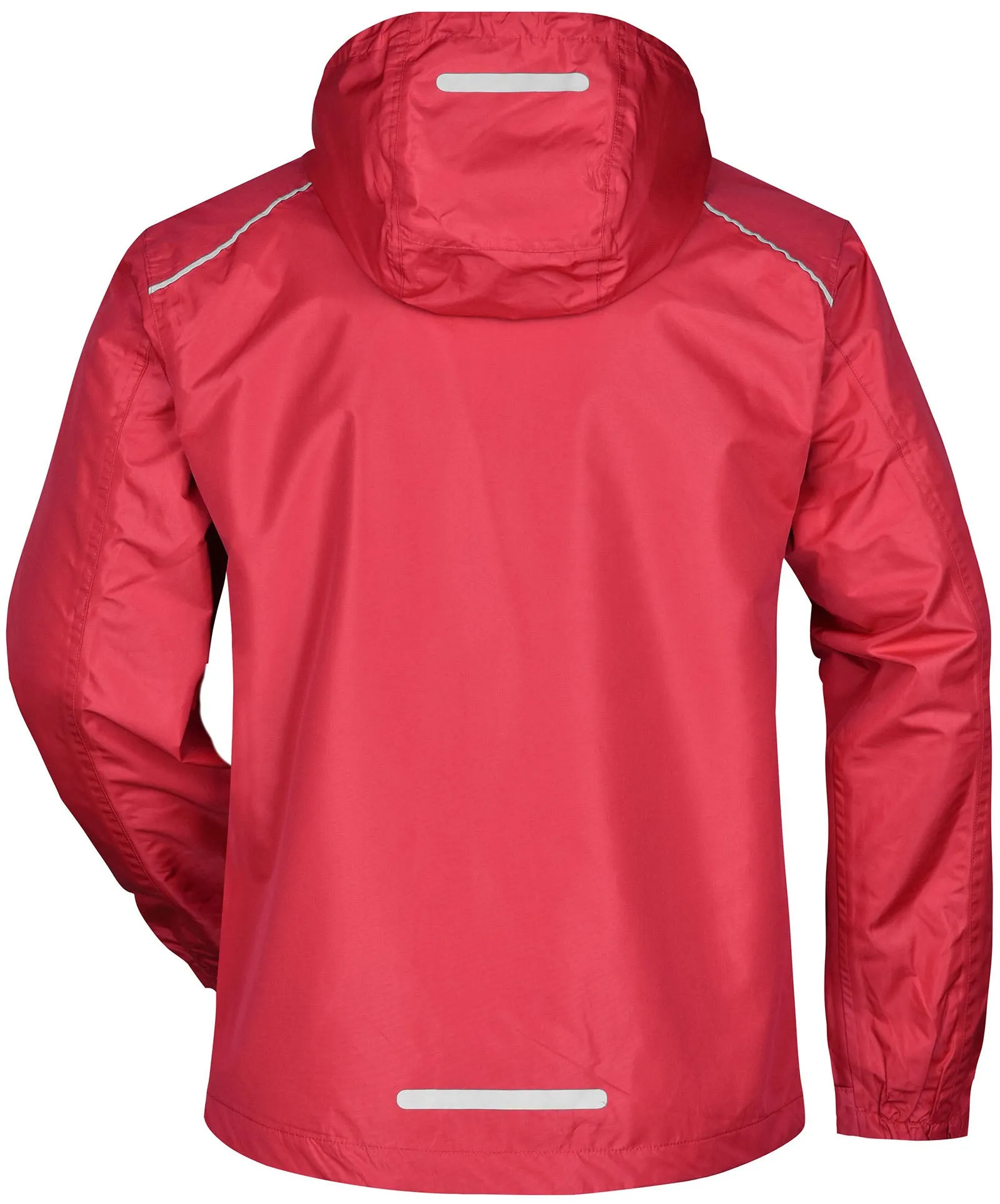 JAN 1118 ― Windbreaker Rain Jacket - Rot / Schwarz