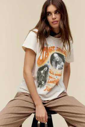 Janis Joplin In Concert Reverse Tour Tee