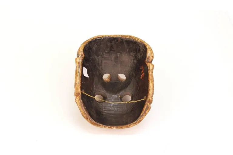 Japanese Edo Period Kyogen Mask of a Nio Guardian