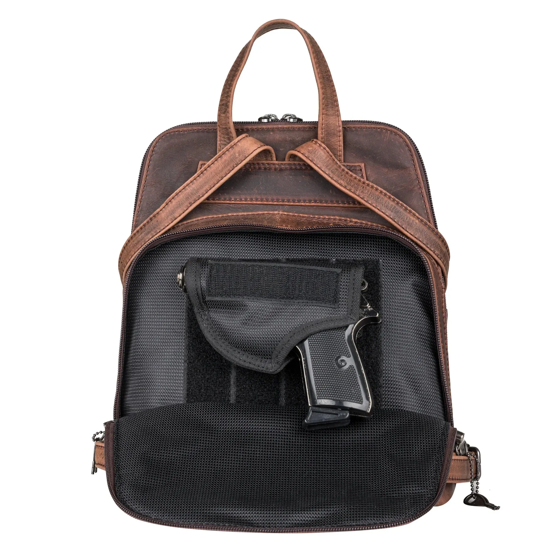 Jayden Leather Concealed Carry Backpack