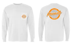 Knoxville, Tennessee Circle Logo Longsleeve Pocket Tee