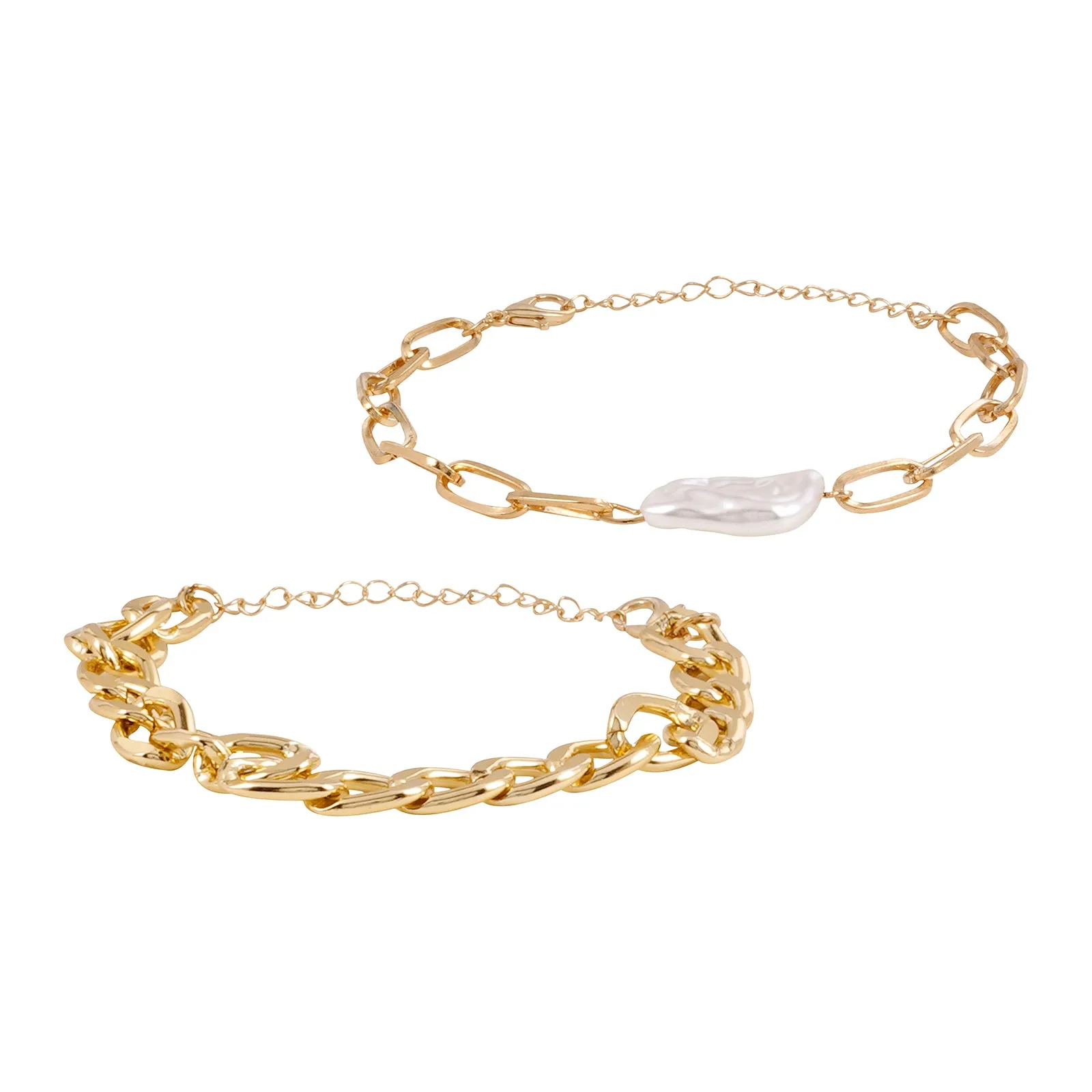 Koralia Gold Bracelet Set