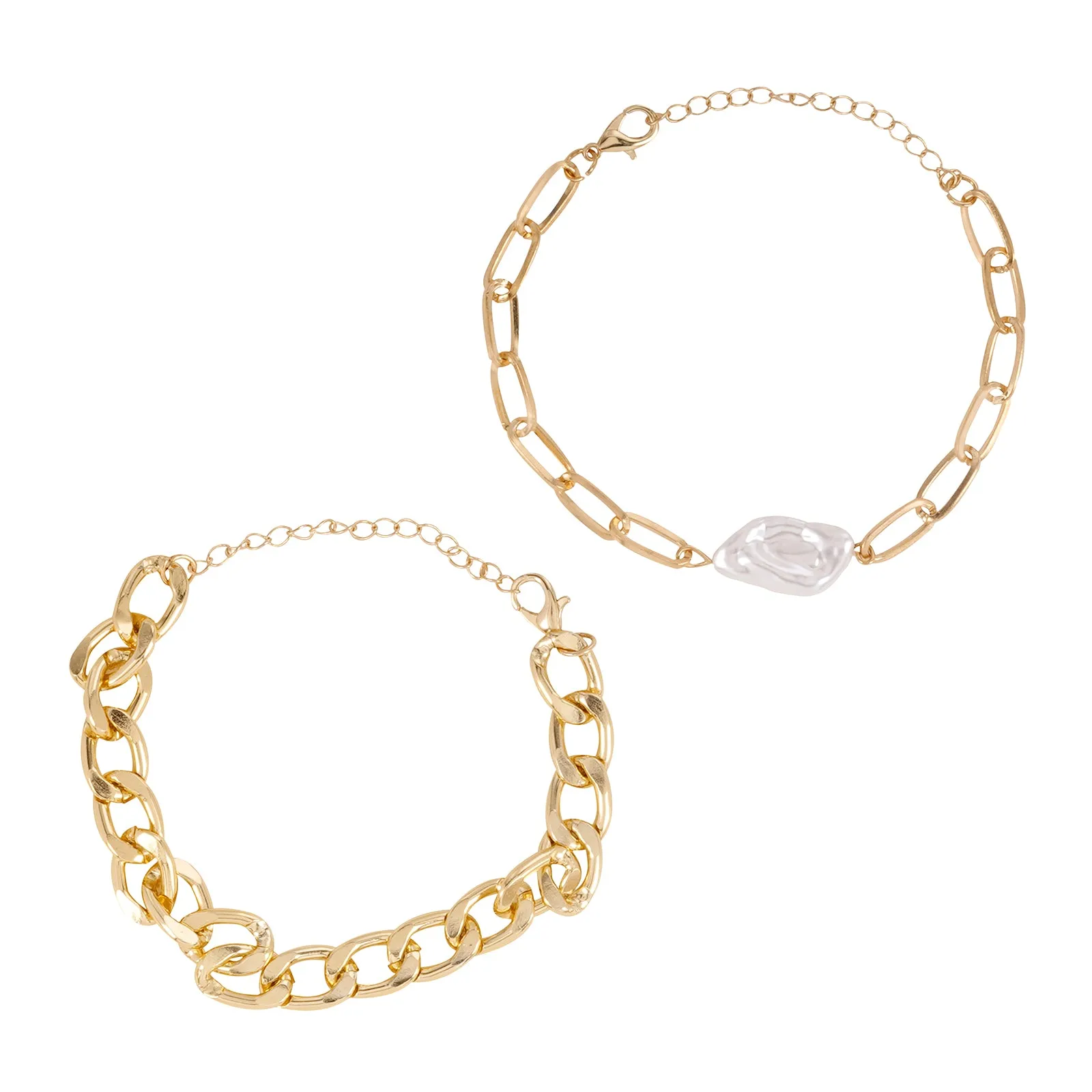 Koralia Gold Bracelet Set