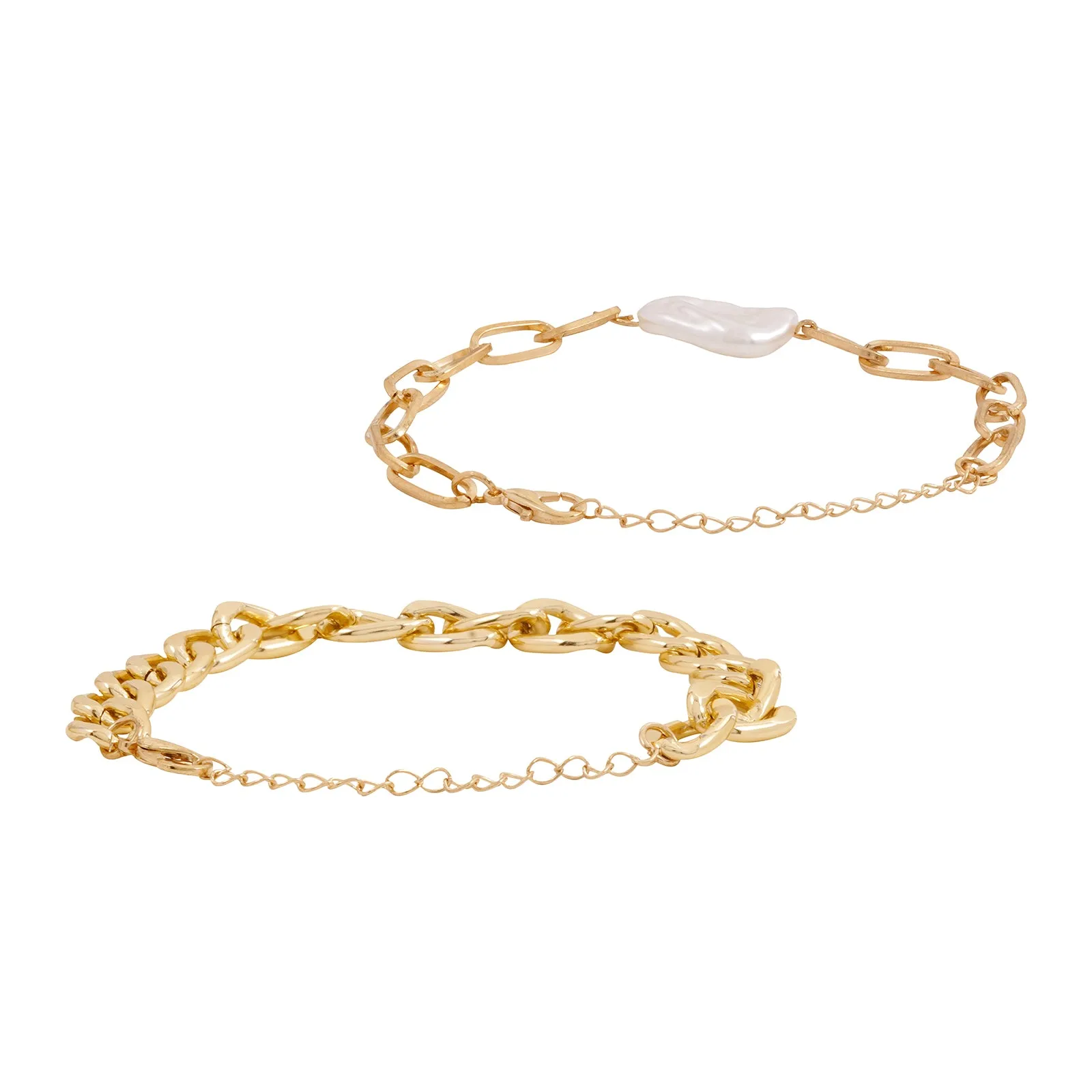 Koralia Gold Bracelet Set