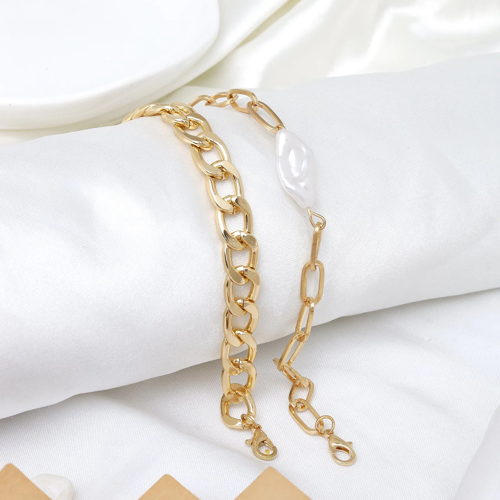 Koralia Gold Bracelet Set