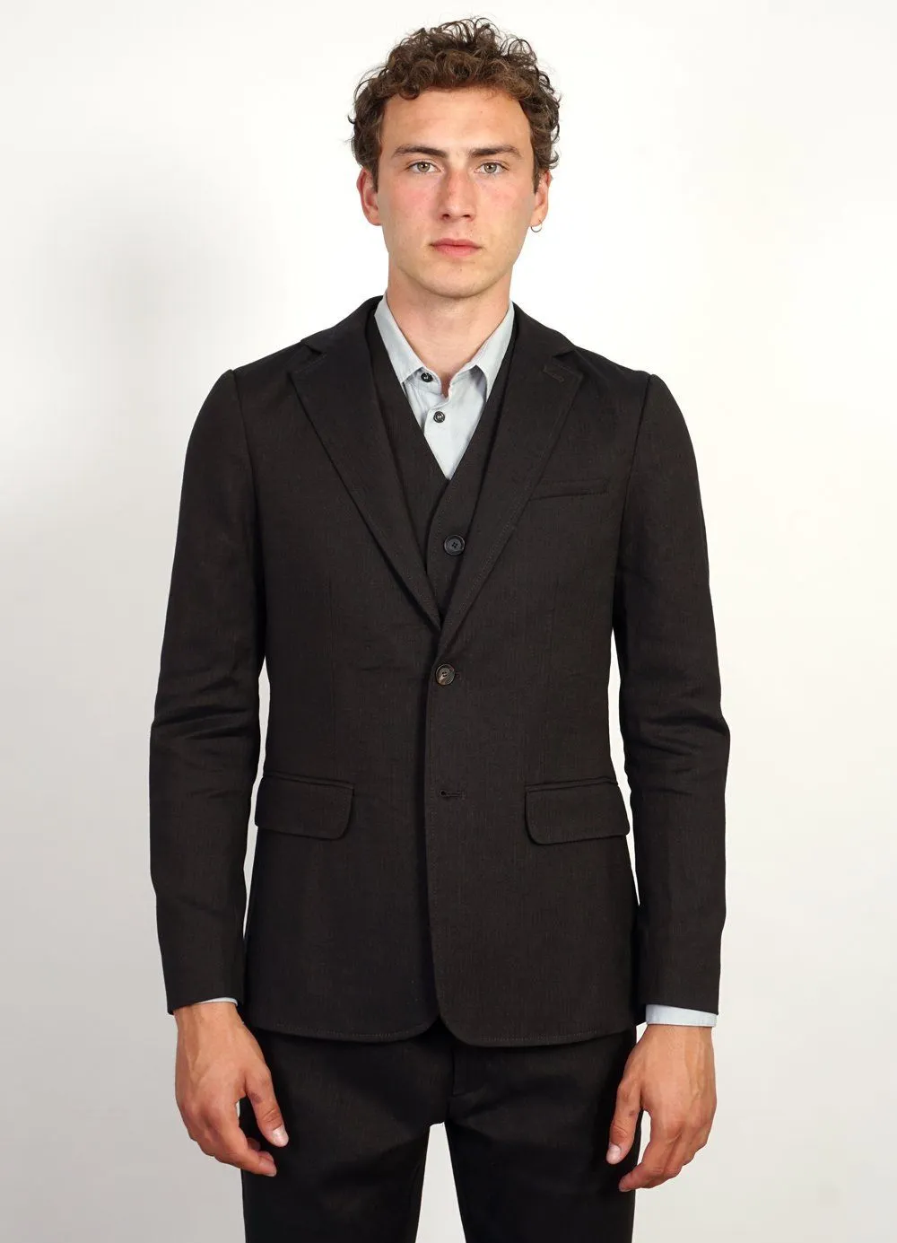 KRISTIAN | Two Button Blazer | Coffee Melange